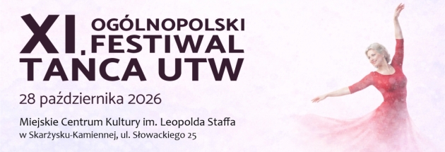 XI Ogólnopolski Festiwal Tańca UTW 