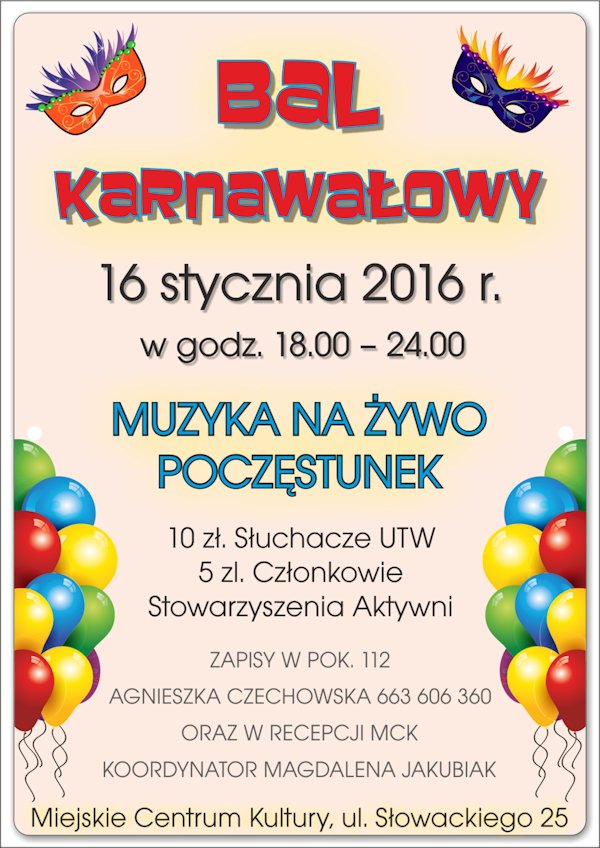 bal karnawalowy 2016