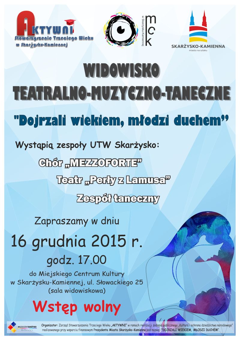dojrzali wiekiem mlodzi duchem plakat