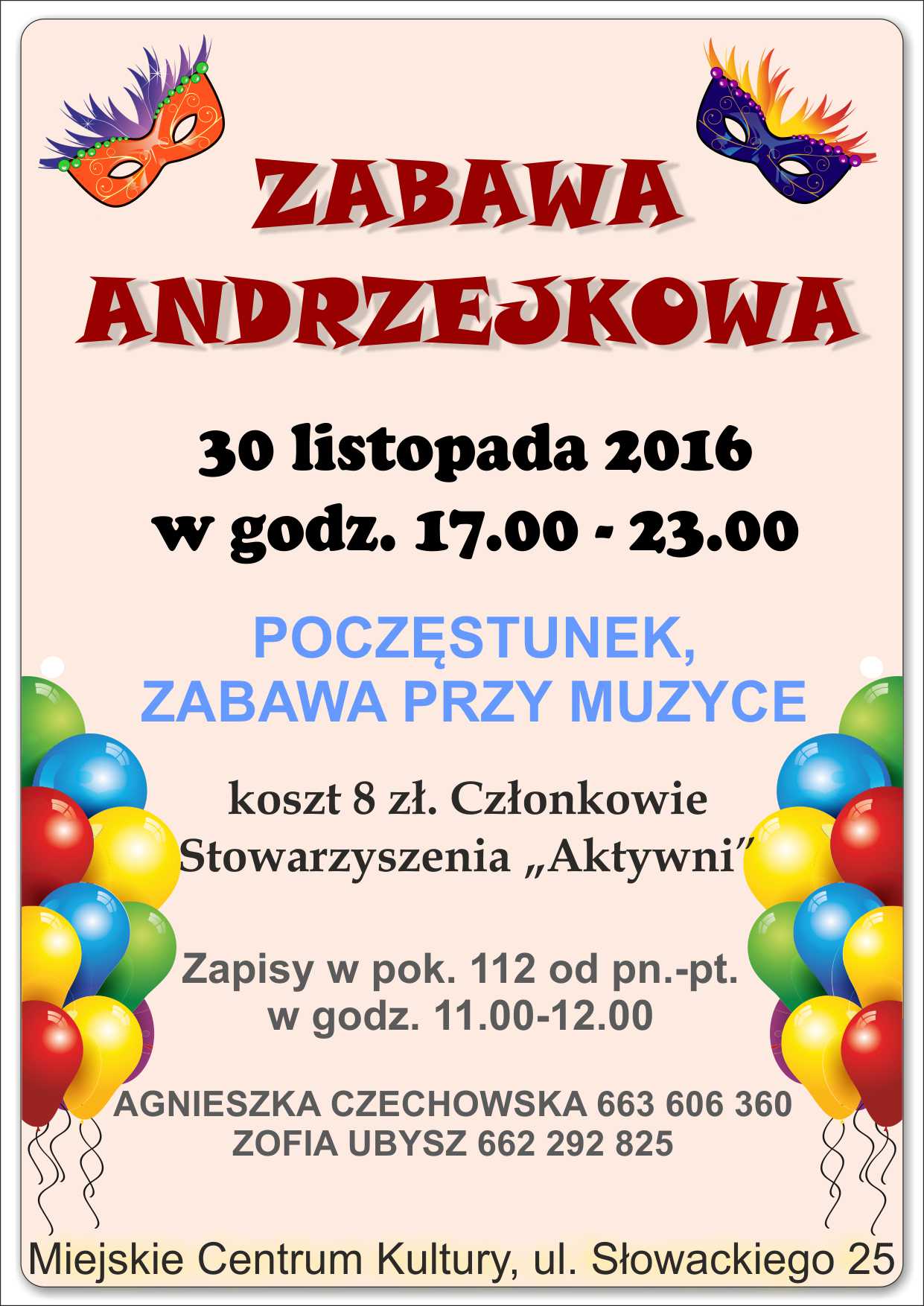 zabawa andrzejkowa 2016