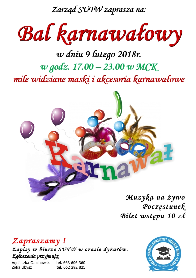 bal karnawalowy 2018
