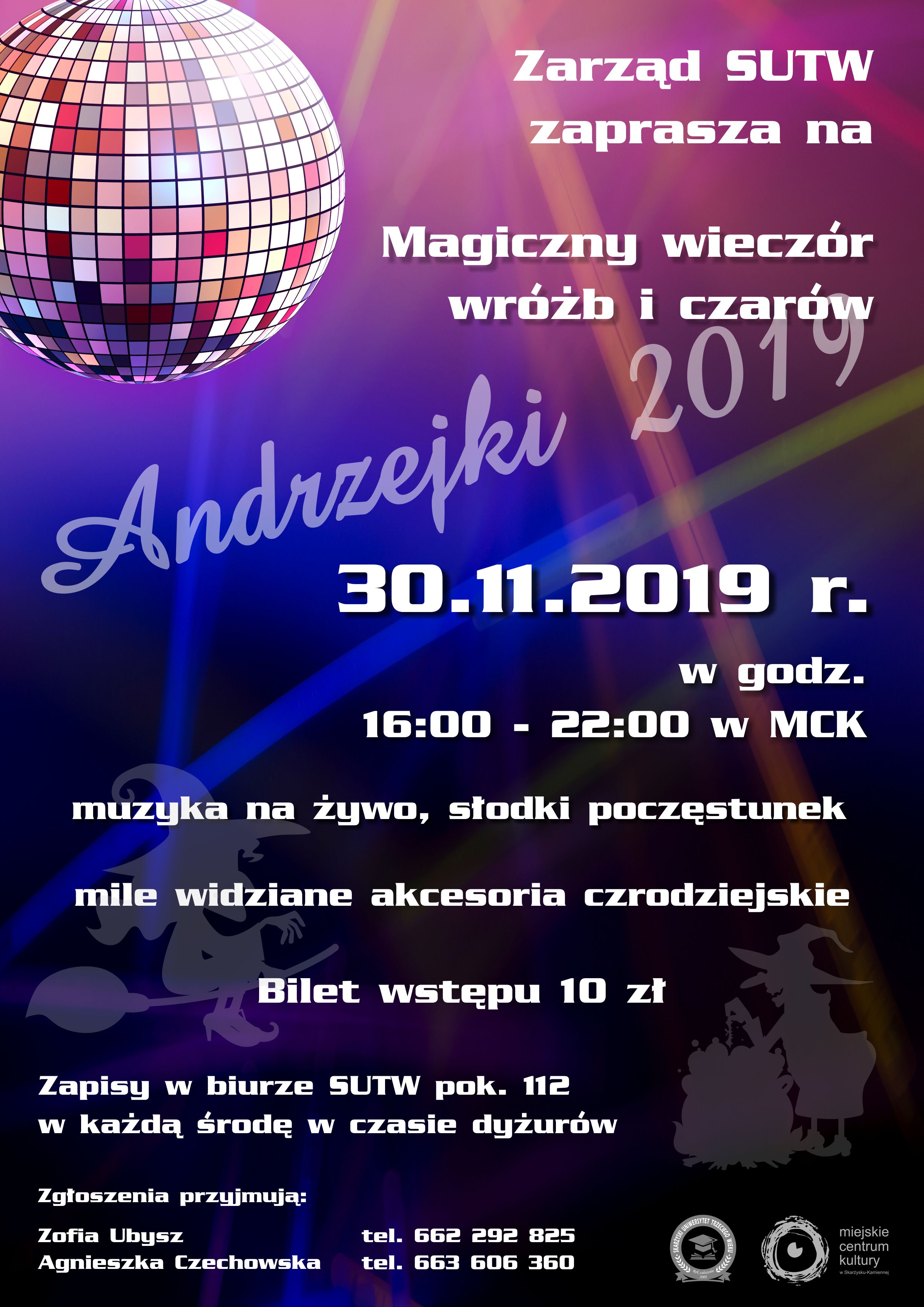 andrzejki UTW 2019
