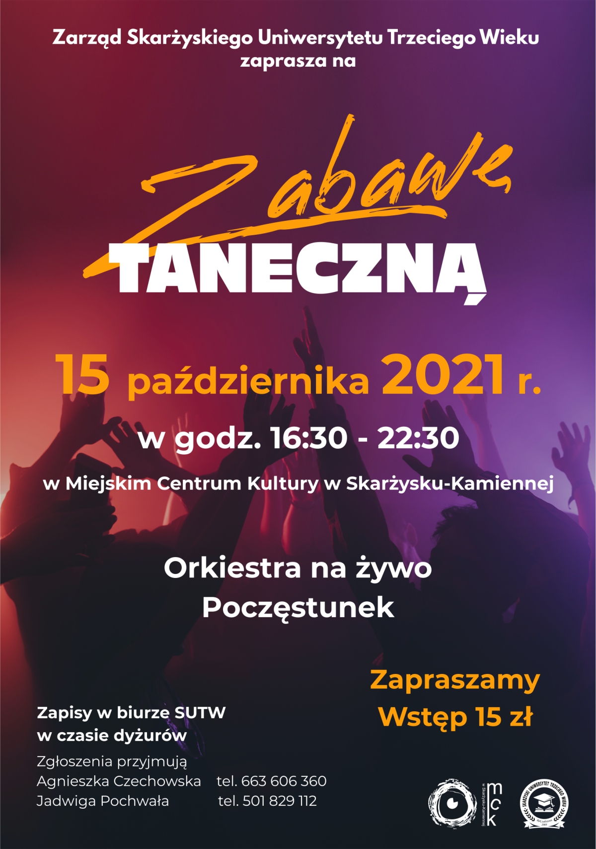 zabawa taneczna UTW 15.10.2021
