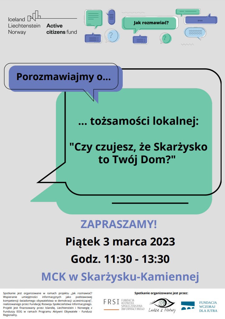 plakat tozsamosc lokalna
