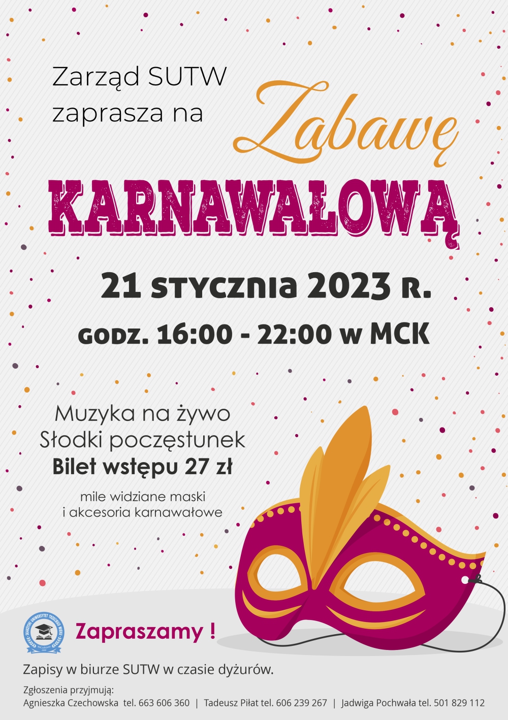 zabawa karnawalowa SUTW 2022