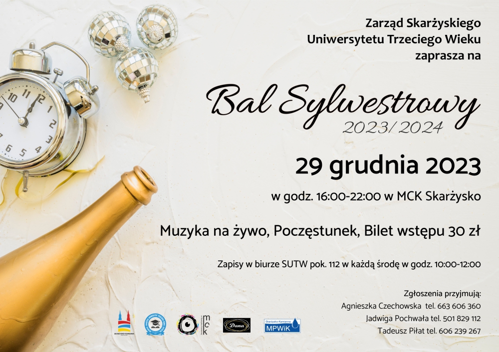 zabawa sylwestrowa 2023