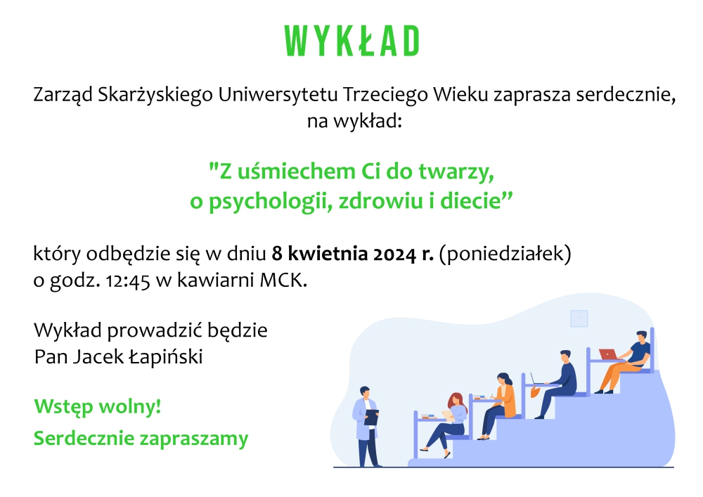 wykład z usmiechem ci do twarzy