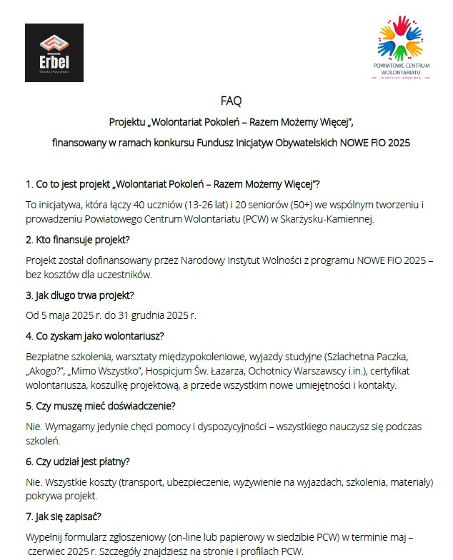 zaproszenie na spotkanie Erbel 2