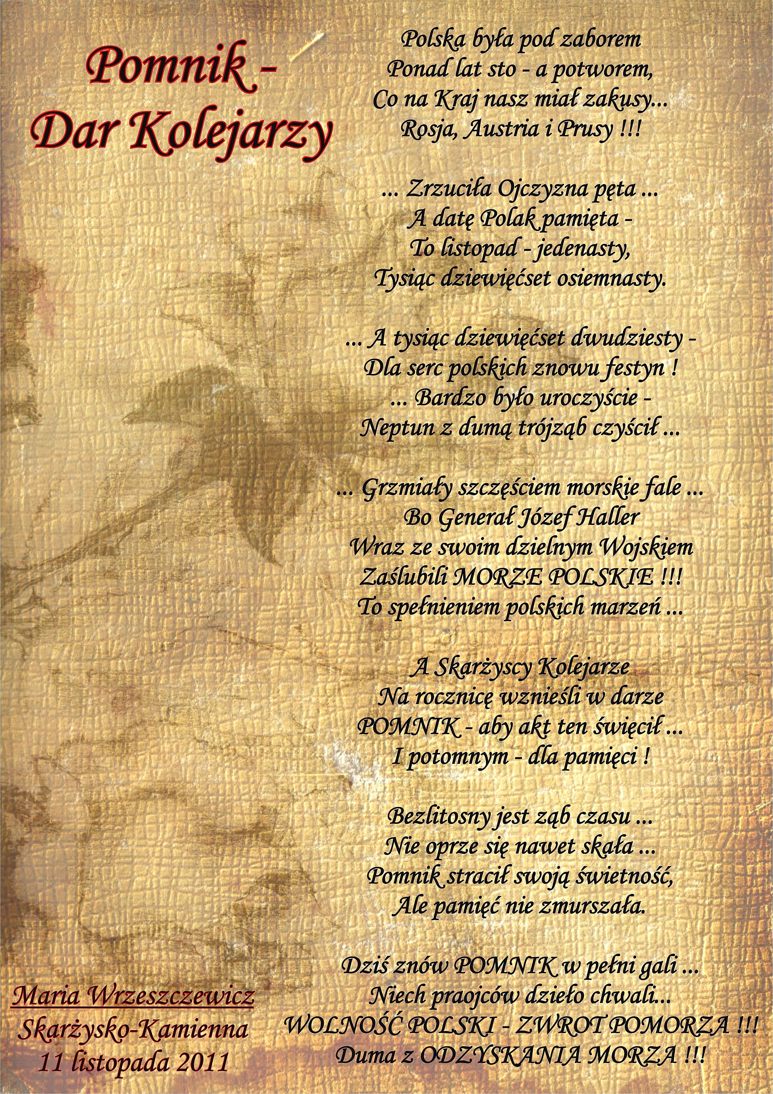 pomnik dar kolejarzy